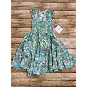 NWT Love and Grow Seashell Smocked Dress 5Y